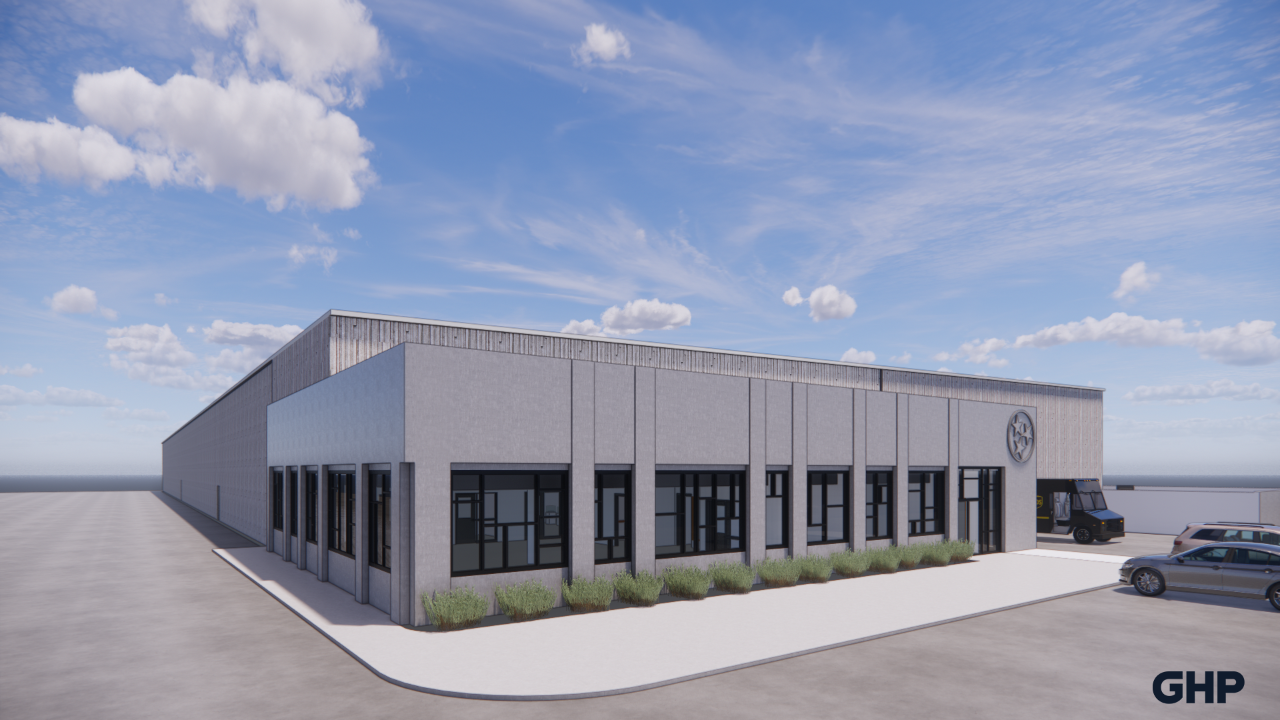 Rendering of Storage Facility (GHP Architects) Rendering of Storage Facility (GHP Architects)
