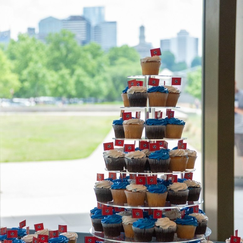 Tennesssee-themed cupcakes from 2022 Event Tennesssee-themed cupcakes from 2022 Event