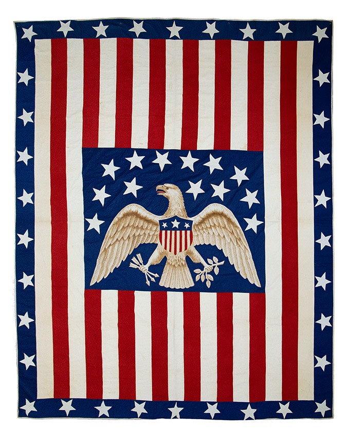 Bedspread by Margaret Wood Dodge, 1860 Bedspread by Margaret Wood Dodge, 1860