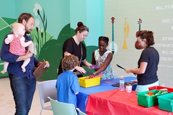 Activities in the Children's Gallery Living History programs offered during field trips.