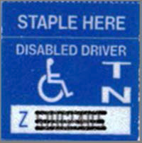 Disabled Driver - decal
