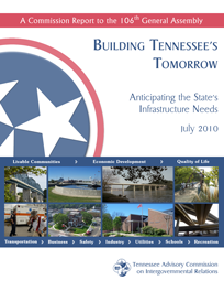 Building Tennessee's Tomorrow Report Cover Building Tennessee's Tomorrow 2010 Report Cover