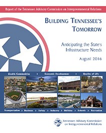 Click for a larger view of the report cover Building Tennessee's Tomorrow 2016 Report Cover
