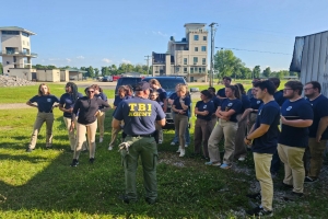 Picture showing students learning about arson investigations