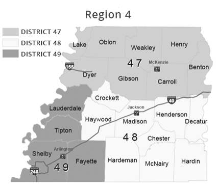 Region-4 Map of Region 4
