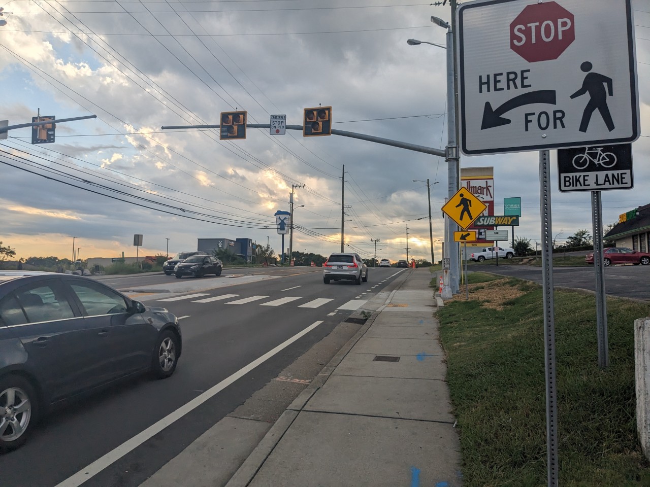 TDOT's First Pedestrian Hybrid Beacon (PHB)