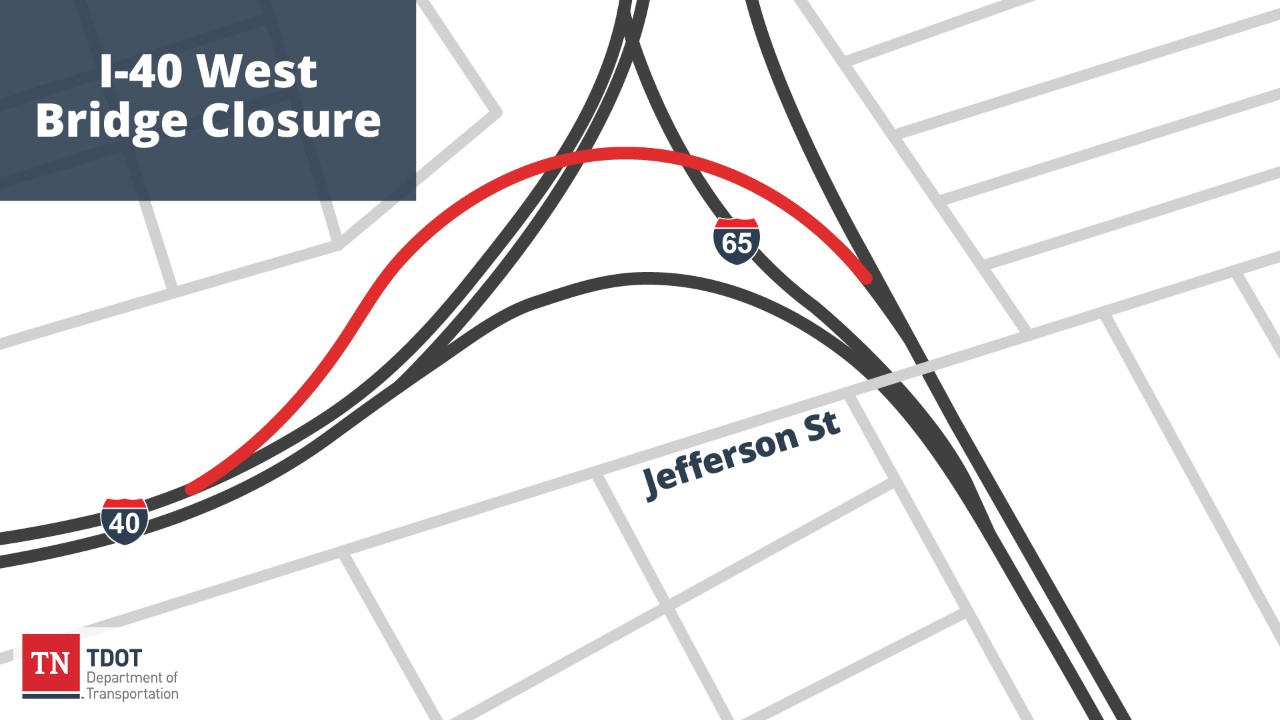I-40 West Bridge Closure_v1 I-40 West Bridge Closure_v1