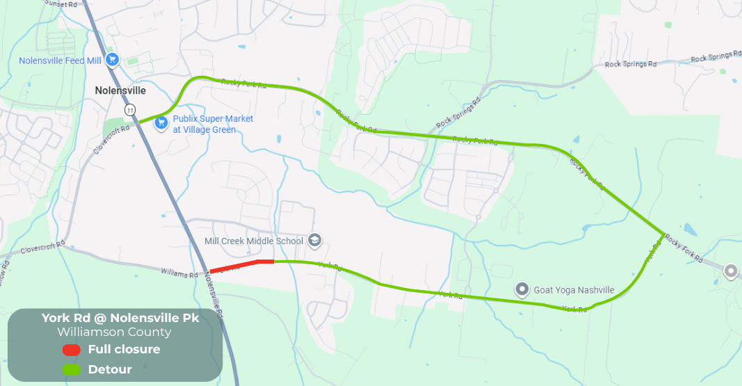 R3 Closure Maps - York Rd R3 Closure Maps - York Rd