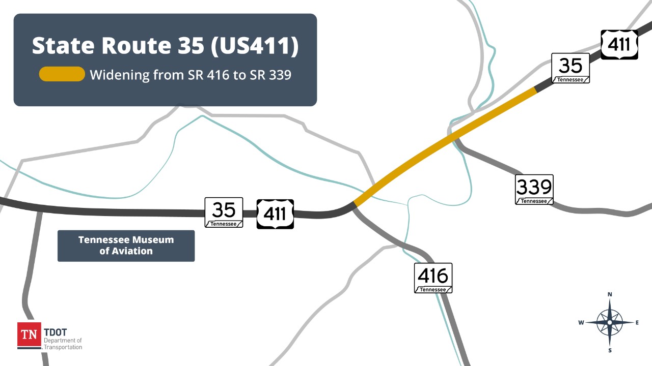 US 411 Map - v2 US 411 Map - v2