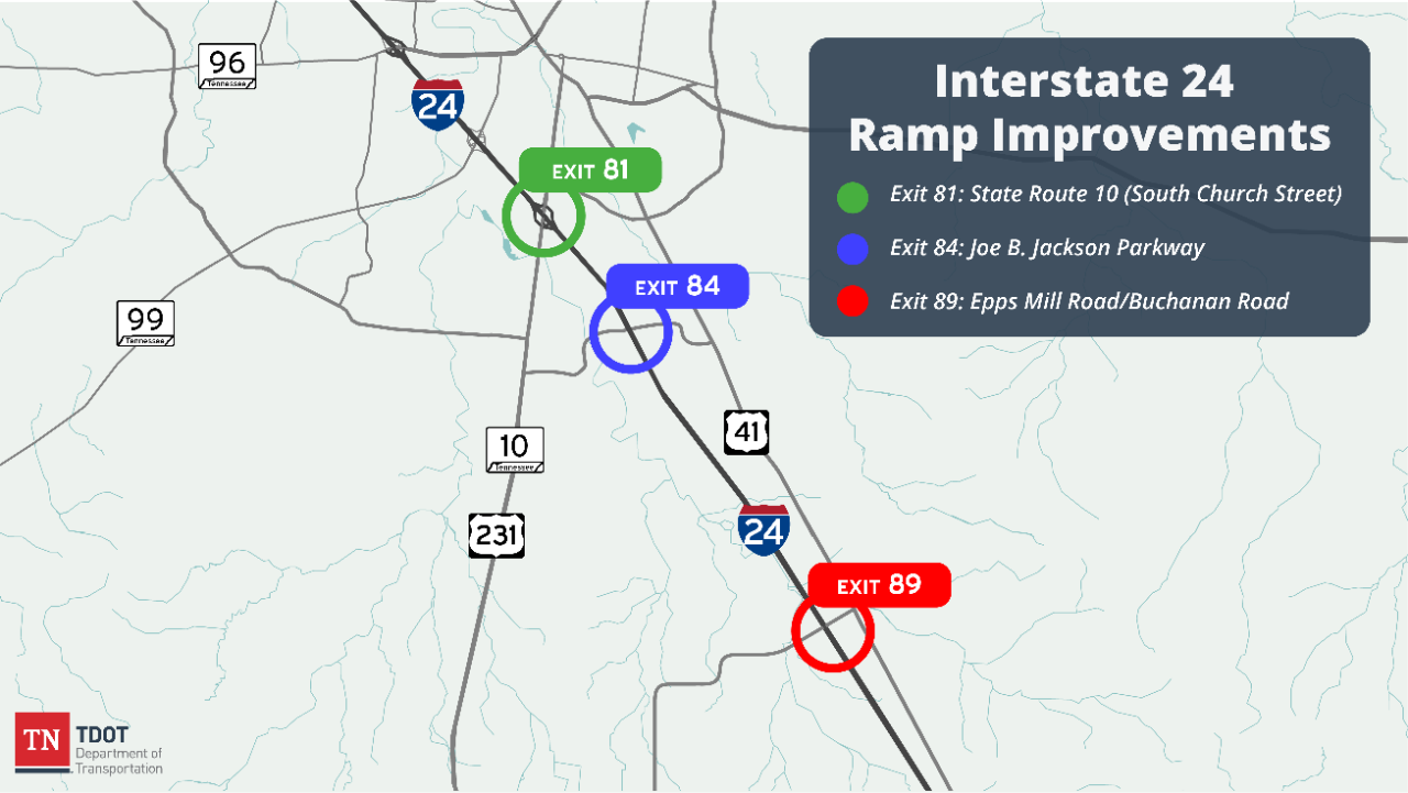 Rutherford I-24 Ramps Rutherford I-24 Ramps