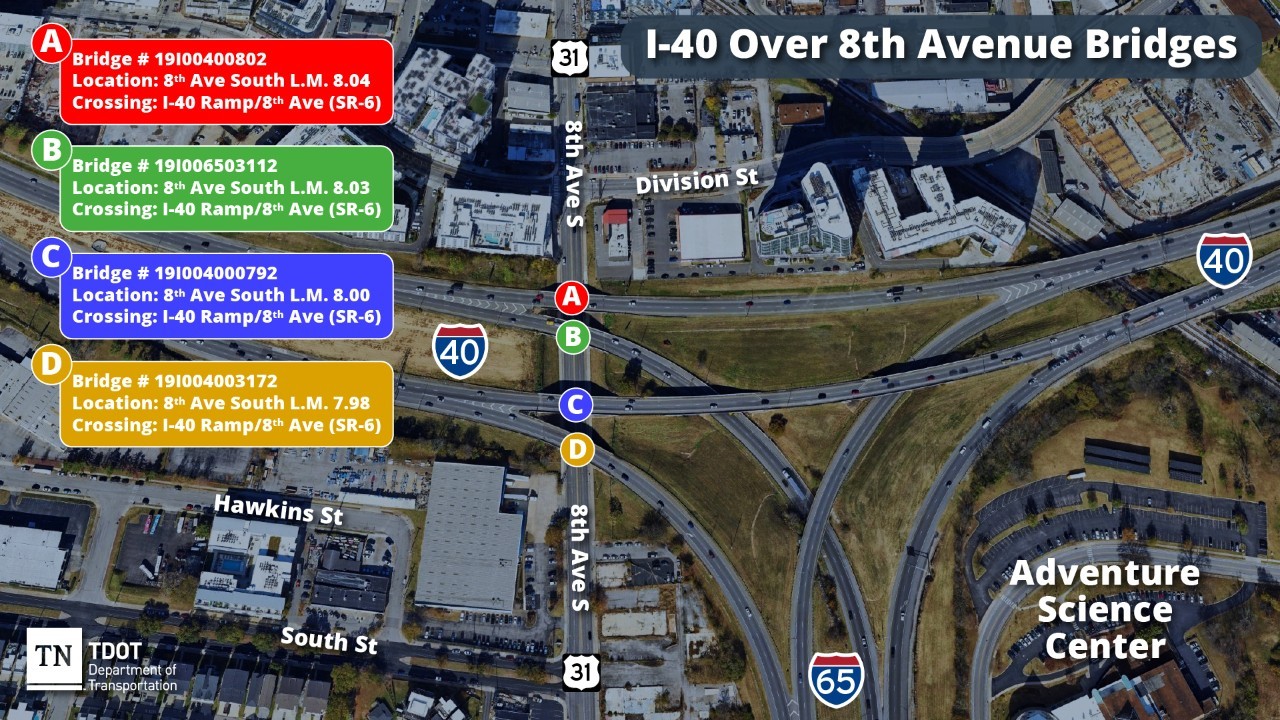 I-40 8th Ave Project Map I-40 8th Ave Project Map