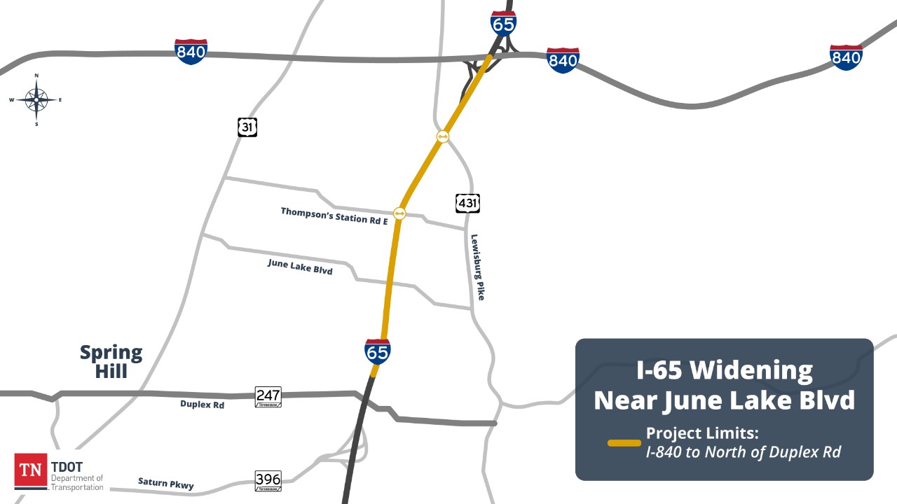 I-65 Widening Near June Lake Blvd_v1 I-65 Widening Near June Lake Blvd_v1