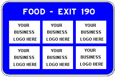 Example of a Logo Sign (actual Size 15'-" X 10"-0" Example of a Logo Sign (actual size 15'-0" X 10'-0")