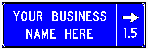 TODS_sign Example of TODS Sign (60" x 15")