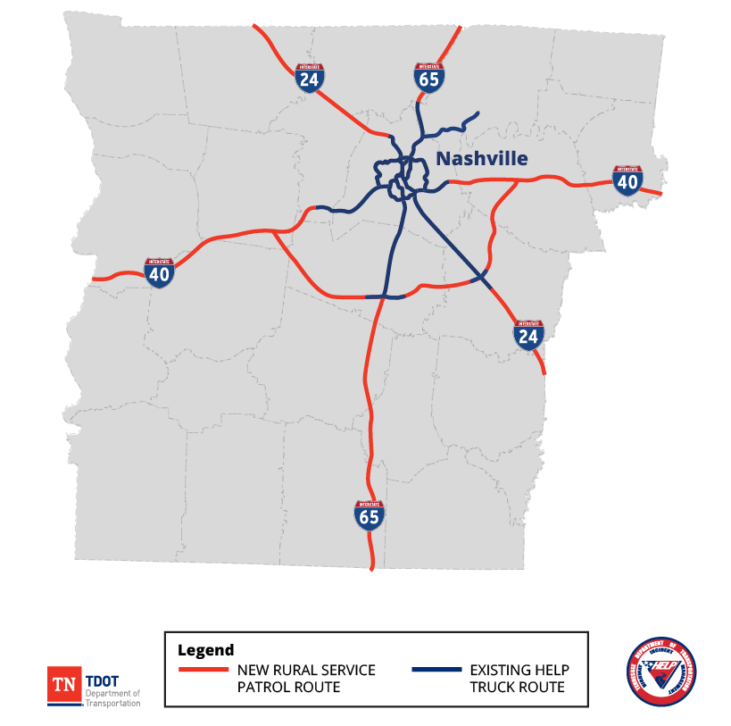 RSP and HELP Routes Nashville RSP and HELP Routes Nashville