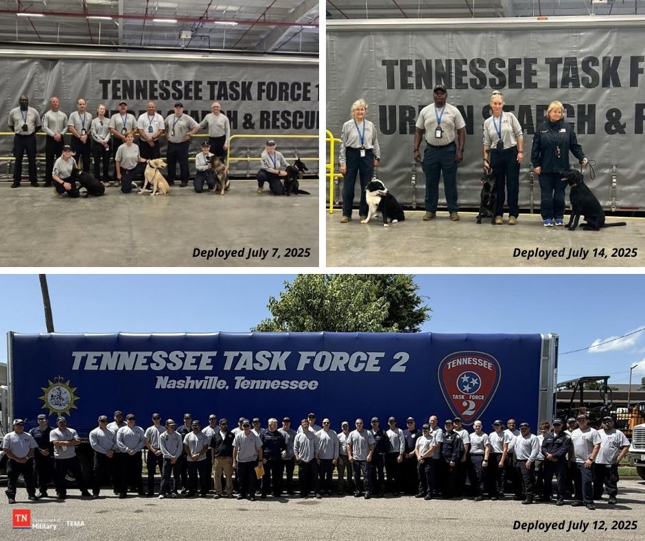 TN-TF1 and TN-TF2 have returned home from their mission in Texas. TN-TF1 and TN-TF2 have returned home from their mission in Texas.