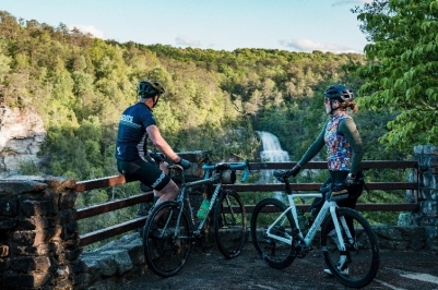 Fall Creek Falls bicycle riders at Fall Creek Falls