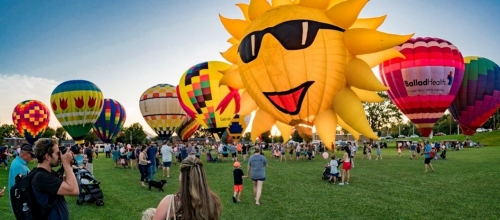 Kingsport Fun Fest Hot Air Balloons at the Kingsport Fun Fest in Kingsport, TN