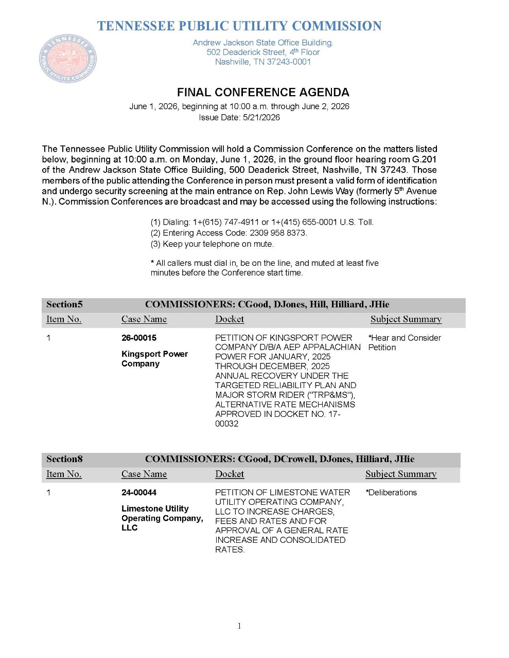 June1 2026  CommissionConferenceAgenda(FINAL)_Page_1