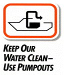 Pumpout Symbol logo