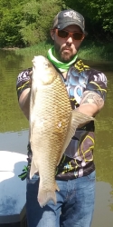 Class B River Carpsucker 8 lbs., 1 oz. (i) Cordell Hull Reservoir Brandon Nixon May 2, 2020