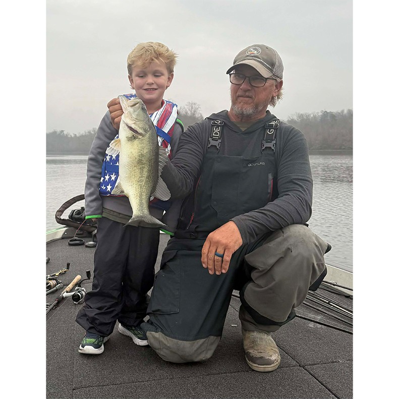Colter Layne of Gruetli-Laager enjoyed a day on Watts Bar.