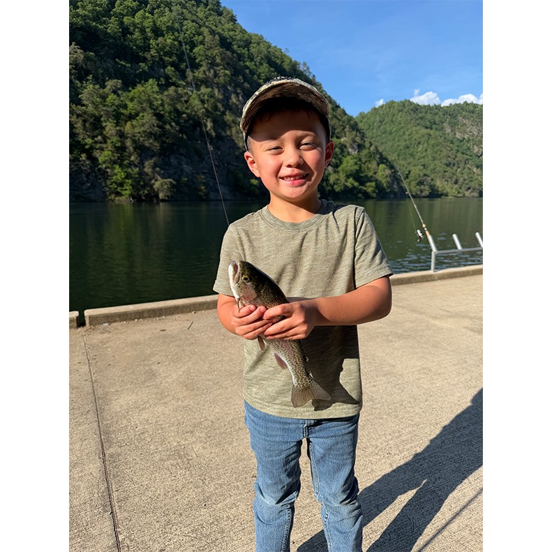 Madison Lipps caught a Rainbow Trout on May 28, 2026. Madison Lipps shows a Rainbow Trout caught on May 28, 2026.