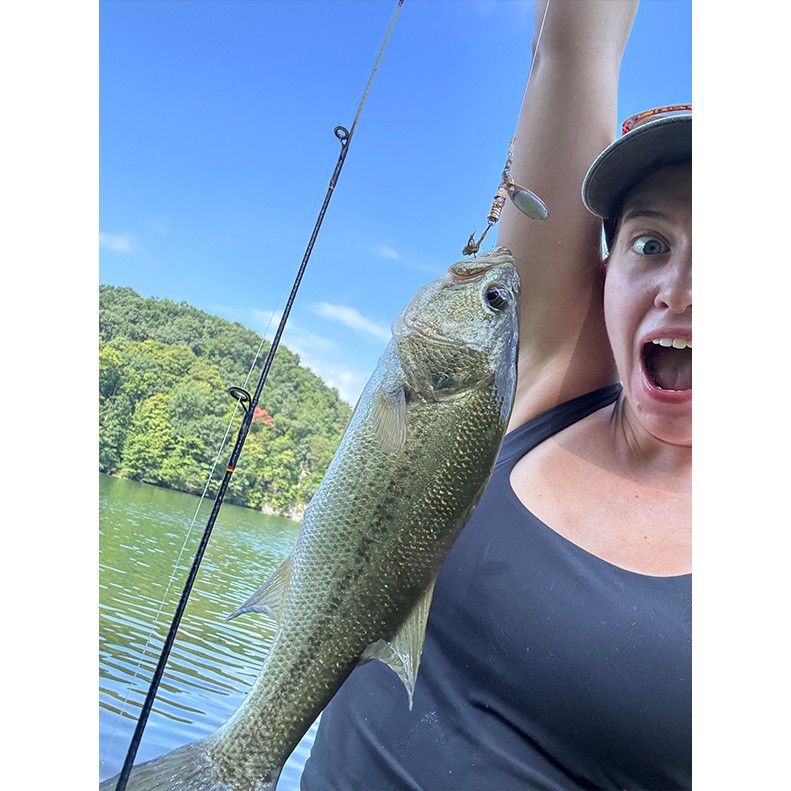 Madison Horensky caught a Largemouth Bass on August 6, 2026. Madison Horensky caught a Largemouth Bass on August 6, 2026.