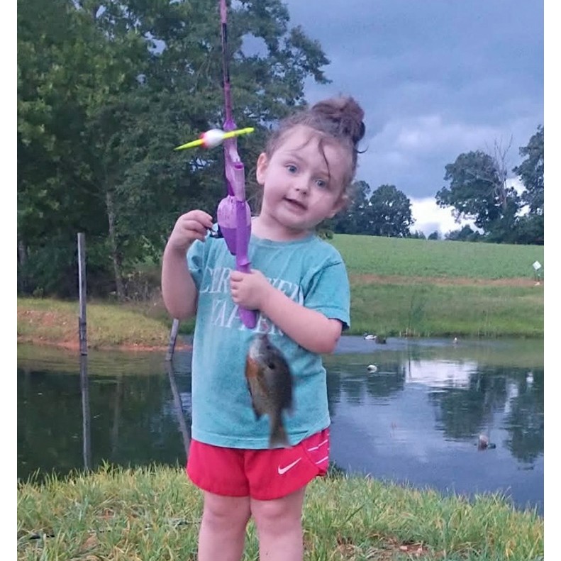 Kinleigh Lindsey caught a Bluegill on June 13, 2026.