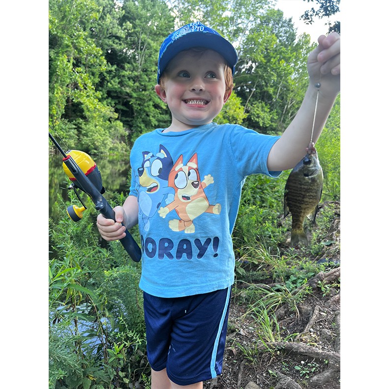 Grayson Harris caught a Bluegill on July 29, 2026.