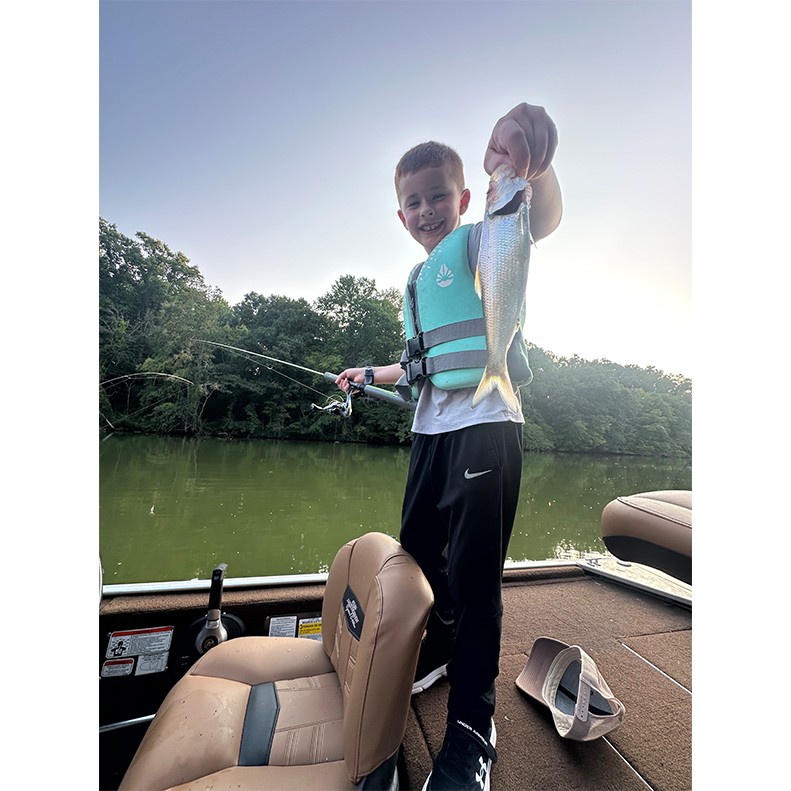 Roman Ackerson caught a Skipjack on August 11, 2026.
