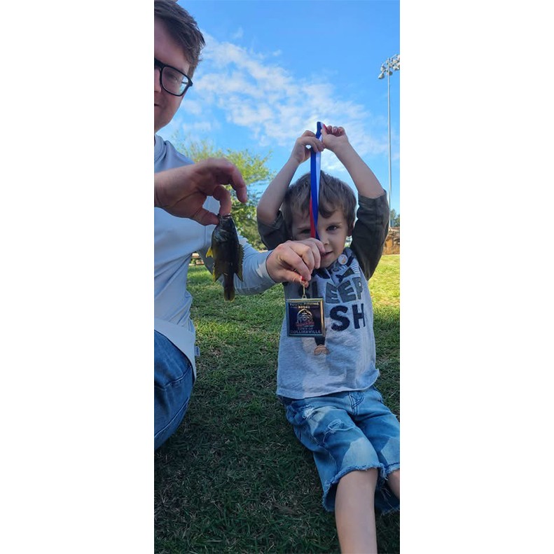 Ellis Kline caught a Crappie on May 09, 2026. Ellis Kline shows a Crappie caught on May 09, 2026.
