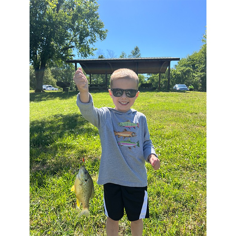 Guy Brooks Rochelle caught a Reader Sunfish on May 3, 2026. Guy Brooks Rochelle shows a Reader Sunfish caught on May 3, 2026.