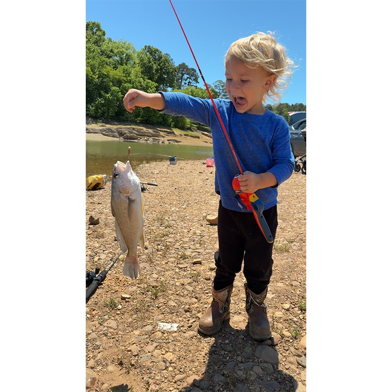 Briar Kasinger caught a Drum on May 3, 2026. Briar Kasinger shows a Drum caught on May 3, 2026.