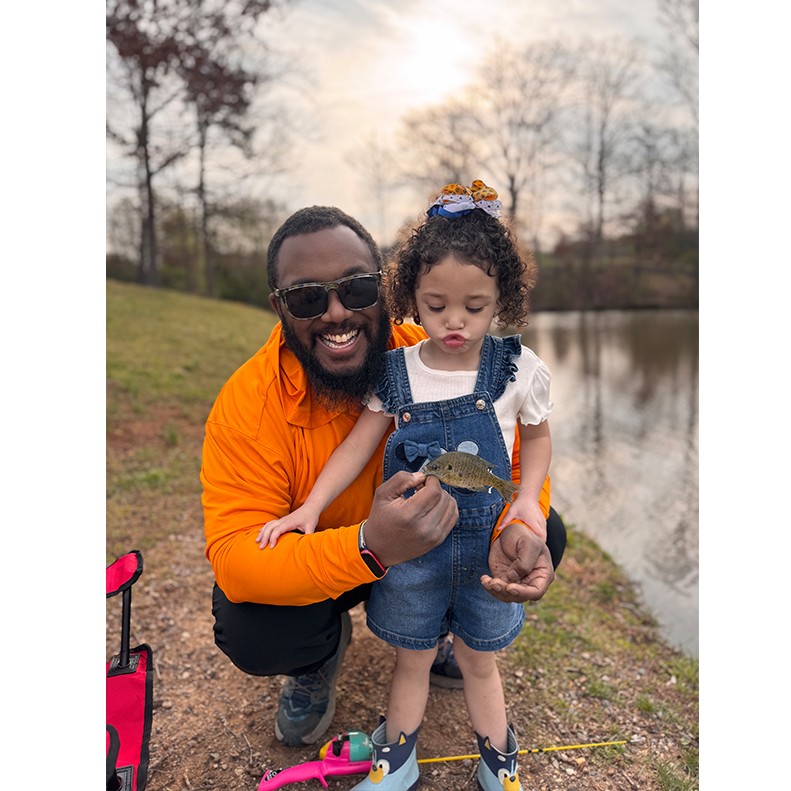 Olivia Curry caught a Bluegill at Victor Ashe Park in Knoxville, TN, on March 21, 2026. Olivia Curry shows a Bluegill caught on March 21, 2026.