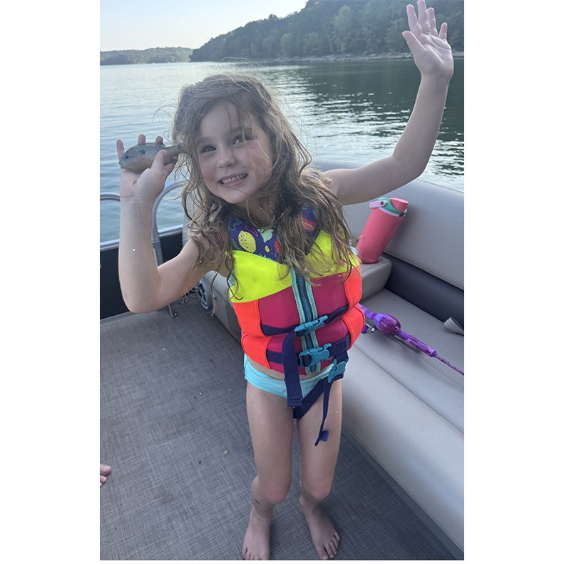 Andie Kate McCormack caught a Longear Sunfish on August 16, 2026.
