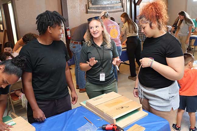 TWRA helps with a Bat House Building Workshop
