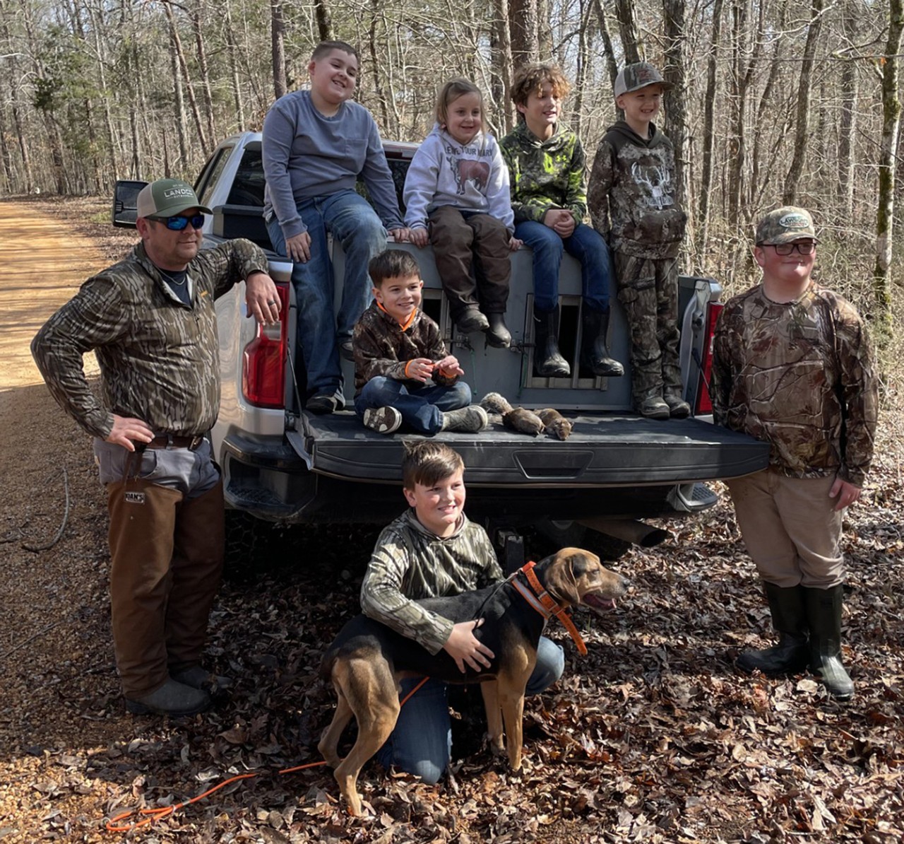 Wayne County Tennessee Youth Squirrel Hunt Participants