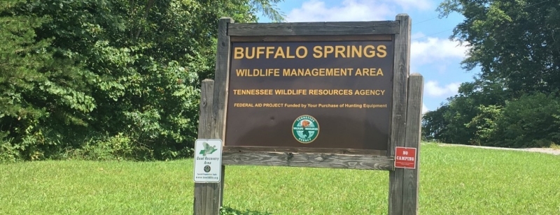 Buffalo Springs WMA entrance