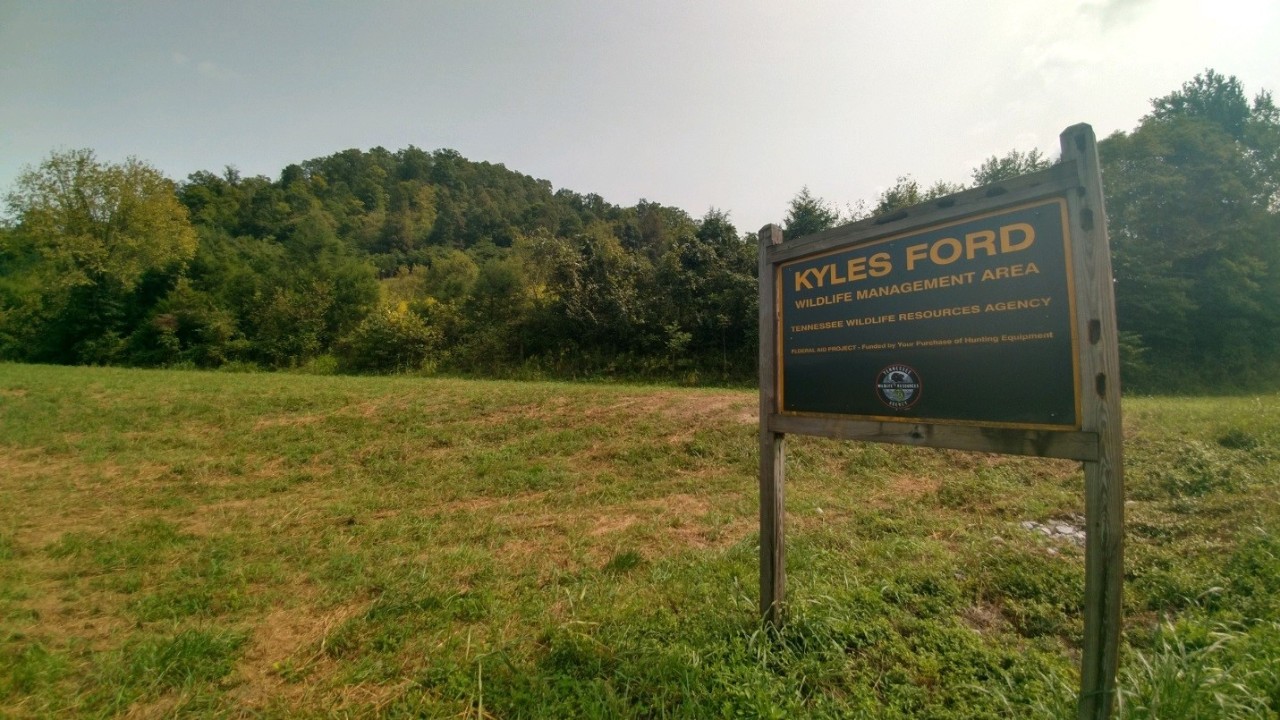 Kyles Ford WMA Kyles Ford WMA sign