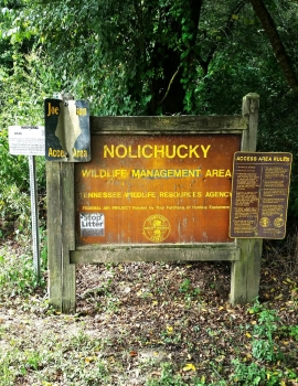 Nolichucky WMA Sign