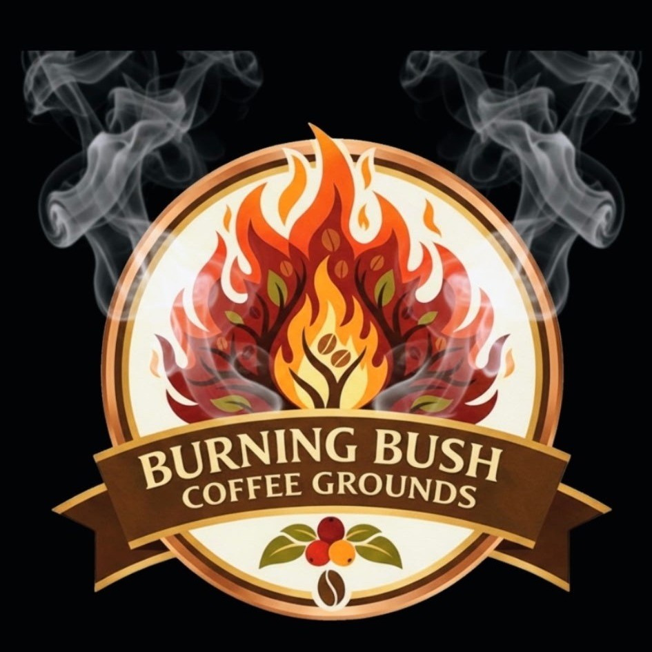 Burning Bush Coffee Grounds Logo