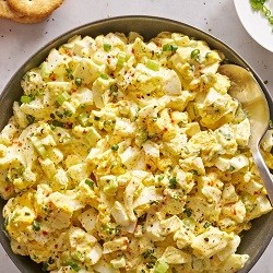 egg salad in a bowl