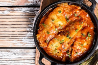 Spanish Baked Fish baked fish in pan