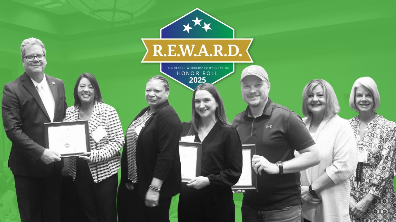 REWARD_Honor_Roll_2025 Collage photo of all six winners with their 2025 certificates being presented by Bureau Administrator Troy Haley.