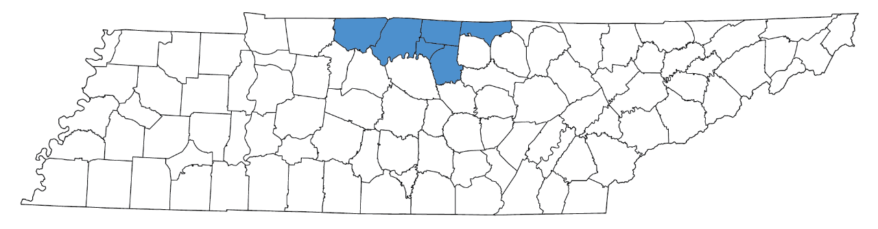Clay, Macon, Robertson, Smith, Sumner, Trousdale counties Clay, Macon, Robertson, Smith, Sumner, Trousdale counties